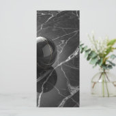 Moderne Minimalistische Roze-Paarse Rand Sjabloon Menu (Staand voorkant)