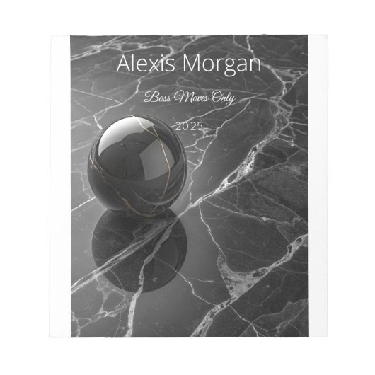 Moderne Minimalistische Roze-Paarse Rand Sjabloon Notitieblok (Voorkant)