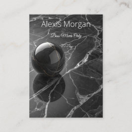 Moderne Minimalistische Roze-Paarse Rand Sjabloon Plaatskaartje