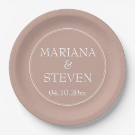 Moderne Minimalistische Roze Papieren Bord