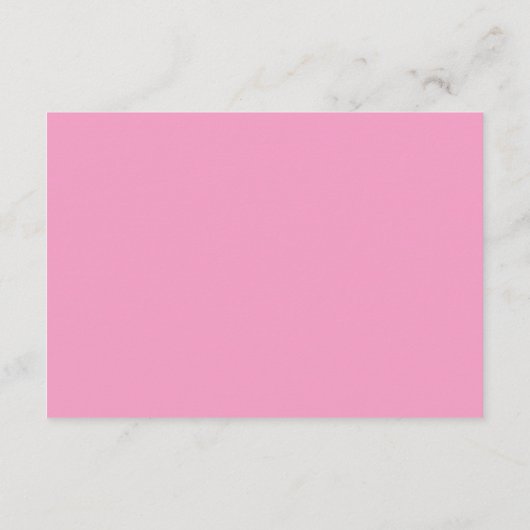 Moderne minimalistische roze Sinaasappels bruiloft Informatiekaartje (Achterkant)