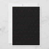 Moderne Minimalistische Roze Veertig Script Verjaa Kaart (Achterkant)