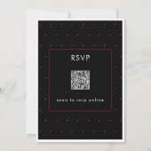 Moderne Minimalistische Roze Vijftig Script Verjaa Kaart (Achterkant)