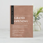 Moderne Minimalistische Rustieke Kraft Opening Kaart (Staand voorkant)