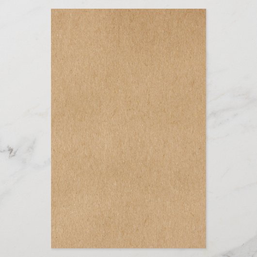 Moderne Minimalistische Rustieke Kraft Salon Servi Flyer (Achterkant)