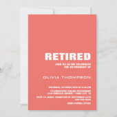 Moderne minimalistische rustpartij kaart (Voorkant)