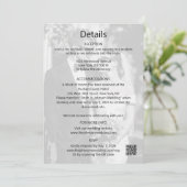 Moderne Minimalistische Save the Date Detailskaart (Staand voorkant)