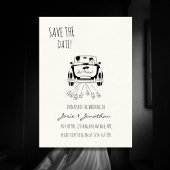 Moderne minimalistische save the date | Eenvoudige Kaart