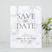 Moderne Minimalistische Save the Date Kaart (Staand voorkant)