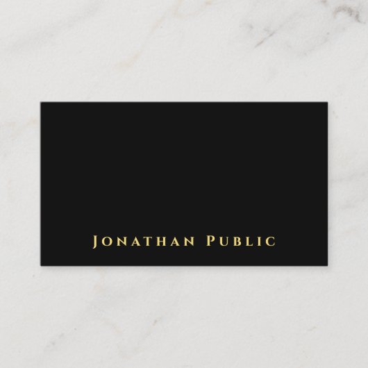 Moderne minimalistische scanbare QR-code zwart en  Visitekaartje (Voorkant)