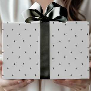 Moderne minimalistische Scandinavische kerstbomen Cadeaupapier