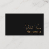 Moderne Minimalistische Scannable QR Code Professi Visitekaartje (Voorkant)