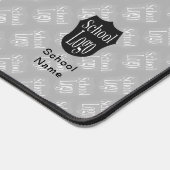 Moderne minimalistische school Logo Grey Bureaumat (Hoek)