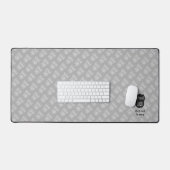 Moderne minimalistische school Logo Grey Bureaumat (Keyboard & Muis)