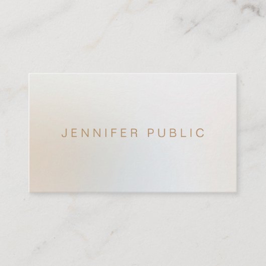 Moderne minimalistische schoonheid salon haar styl visitekaartje (Voorkant)