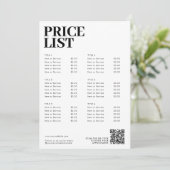 Moderne Minimalistische Schoonheidsprijs Lijst Men (Staand voorkant)