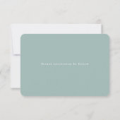 Moderne Minimalistische Schrijfmachine Gouden Hart Save The Date (Achterkant)