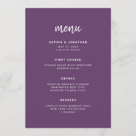 Moderne, minimalistische Script-behuizing | Wedden Menu