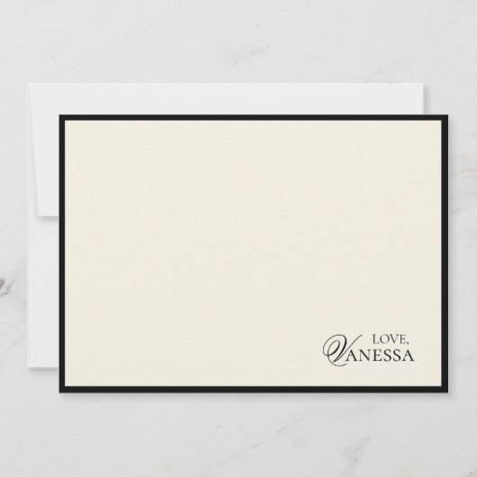 Moderne Minimalistische Script Bruidsmeisje Voorst Kaart (Achterkant)