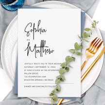 Moderne Minimalistische Script | Trouwen