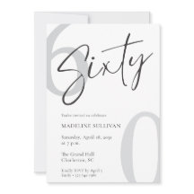 Moderne Minimalistische Script Zestig 60ste Verjaa