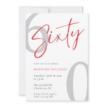 Moderne Minimalistische Script Zestig 60ste Verjaa