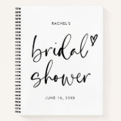 Moderne minimalistische scriptlijst met cadeaus vo notitieboek (Voorkant)