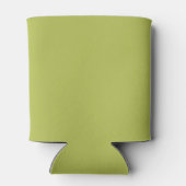 Moderne Minimalistische Serif Chartreuse Limoengro Blikjeskoeler (Achterkant)