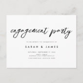 Moderne minimalistische servicepartij briefkaart (Voorkant)