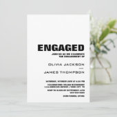 Moderne minimalistische servicepartij kaart (Staand voorkant)