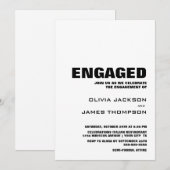 Moderne minimalistische servicepartij kaart (Voorkant / Achterkant)