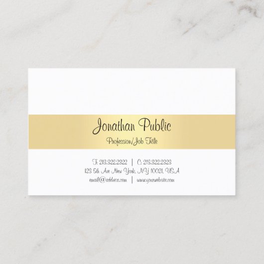 Moderne minimalistische Sjabloon kalligrafie Scrip Visitekaartje (Achterkant)