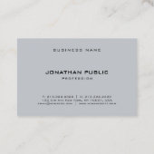 Moderne, minimalistische Sjabloon met hoge kwalite Visitekaartje (Achterkant)