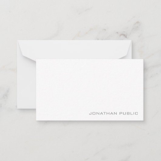 Moderne minimalistische Sjabloon Monogram Eenvoudi (Voorkant)