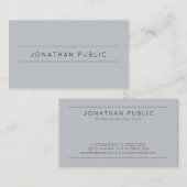 Moderne, minimalistische Sjabloon Professional Visitekaartje (Voorkant / Achterkant)