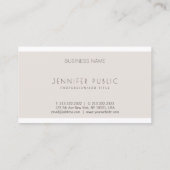 Moderne minimalistische Sjabloon Professional Visitekaartje (Achterkant)