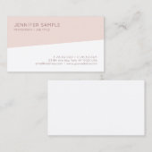 Moderne minimalistische Sjabloon Professional Visitekaartje (Voorkant / Achterkant)