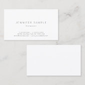 Moderne minimalistische Sjabloon Professional Visitekaartje (Voorkant / Achterkant)