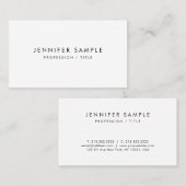 Moderne minimalistische Sjabloon Professional Visitekaartje (Voorkant / Achterkant)