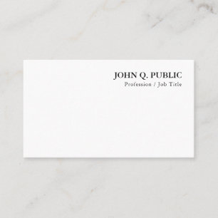 Moderne minimalistische Sjabloon van de Elegant Tr Visitekaartje