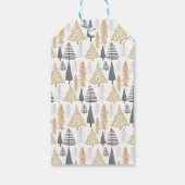 moderne , minimalistische sjabloon van het kerst - cadeaulabel (Achterkant)