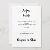 Moderne Minimalistische Sla de Datum Magnet Save The Date (Achterkant)