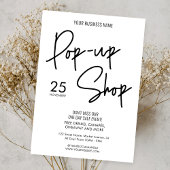 Moderne minimalistische Small Business Pop-up Shop Kaart
