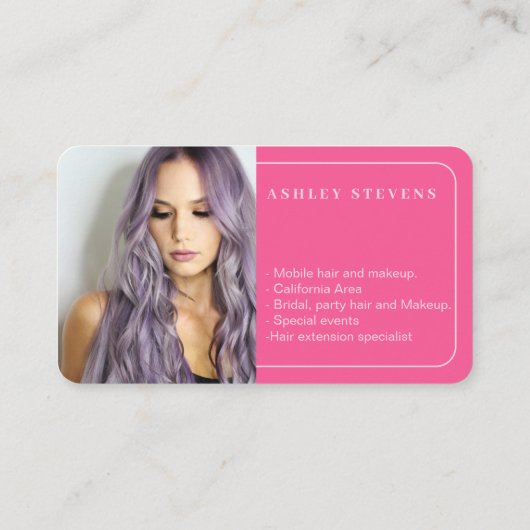 Moderne minimalistische sociale media QR-code Foto Visitekaartje (Achterkant)