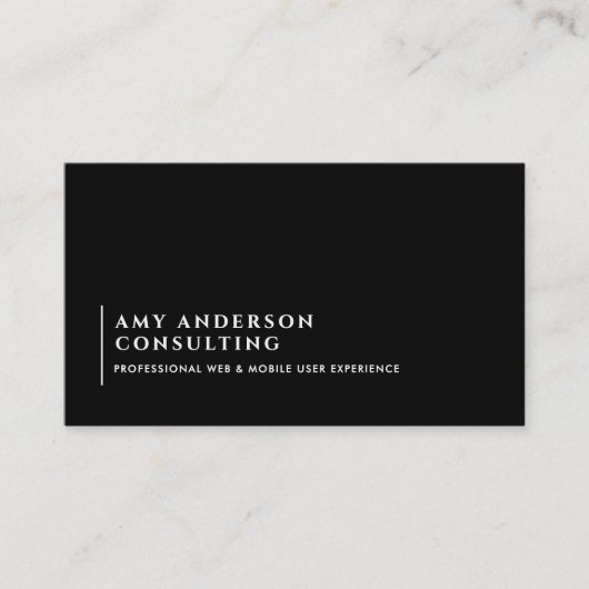 Moderne minimalistische socials en QR-code Visitekaartje (Voorkant)