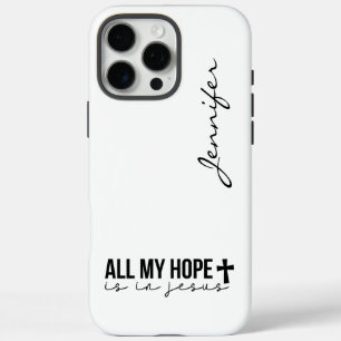 Moderne minimalistische Spirituele Faith iPhone 16 Pro Max Hoesje