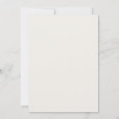 Moderne Minimalistische Stadhuis Bruiloft Bedankkaart (Achterkant)