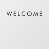 Moderne minimalistische Sticker voor welkomstteken (Vel)