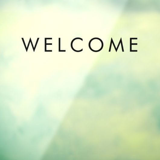 Moderne minimalistische Sticker voor welkomstteken (Vel 3)