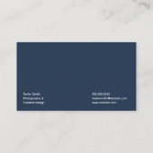 Moderne minimalistische stijlvolle en trendy profe visitekaartje (Achterkant)